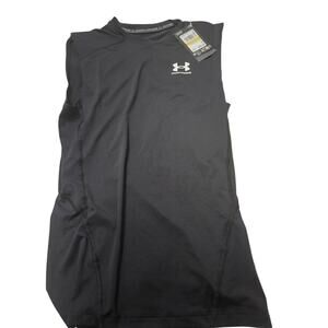 Under Armour Heat Gear Sleeveless Tank Black Size Medium